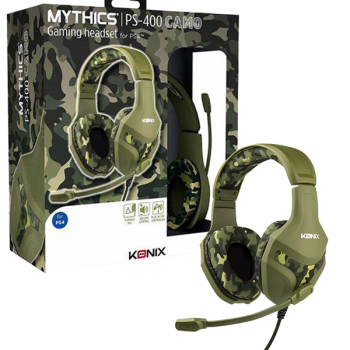 Casque gaming PS4 - PS5 filaire KONIX  / CAMO