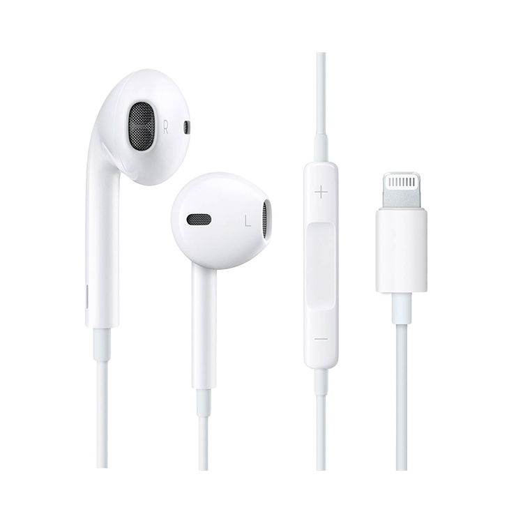 Ecouteurs filaires Apple EarPods avec connecteur Lightning - Electro Dépôt