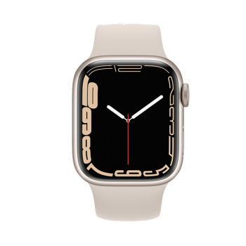 APPLE WATCH SERIE 7 45mm Aluminium-Bracelet Sport Lumière Stellaire