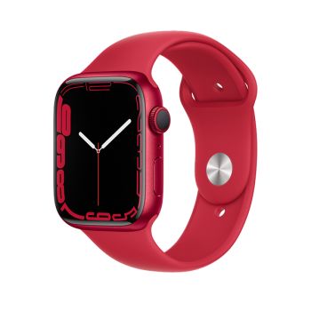 APPLE WATCH SERIE 7 45mm  Aluminium-Bracelet Sport  Rouge