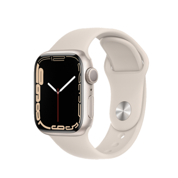 APPLE WATCH SERIE 7 45mm Aluminium-Bracelet Sport Lumière Stellaire