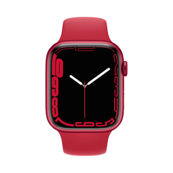 APPLE WATCH SERIE 7 45mm  Aluminium-Bracelet Sport  Rouge