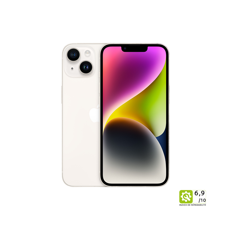 APPLE iPhone 14 Lumière Stellaire  (128Go)