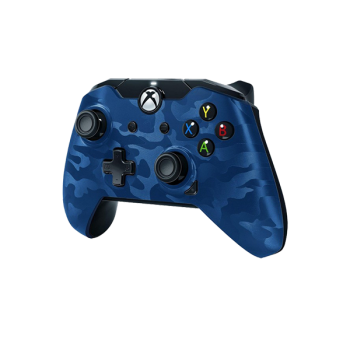 Manette MICROSOFT XBOX ONE - SERIES - PC / CAMO BLEU