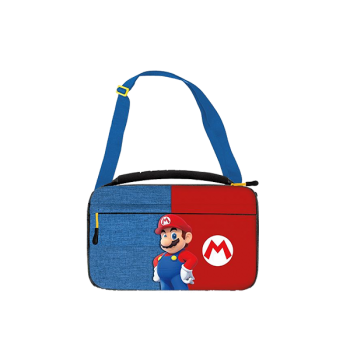 NINTENDO SWITCH OLED Blanc + Sacoche Super Mario