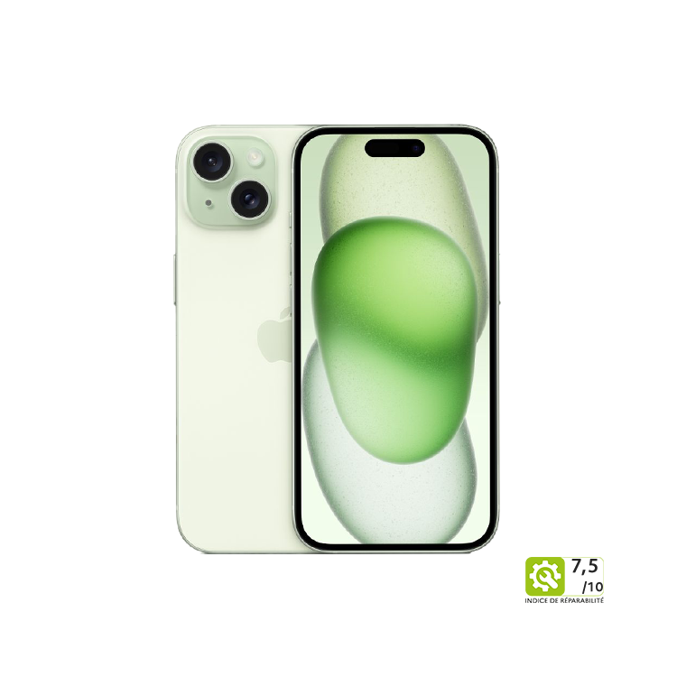 APPLE iPhone 15 Vert (128Go)