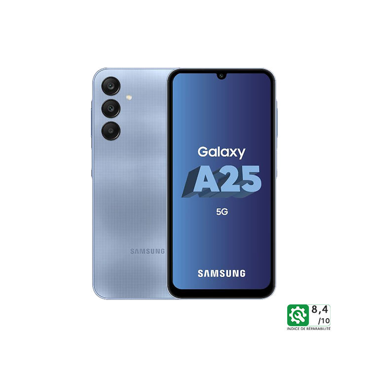 SAMSUNG Galaxy A25 5G Bleu Ciel ( 6Go / 128 Go)